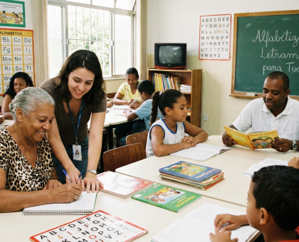 Alfabetização e Letramento de Crianças, Jovens e Adultos